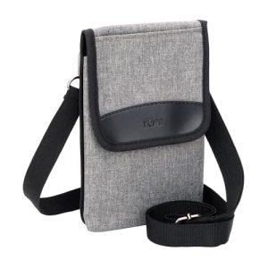 KIWIFOTOS Travel Phone Pouch for iPhone 16 15 14 Pro Max with Shoulder Strap and Neck Lanyard