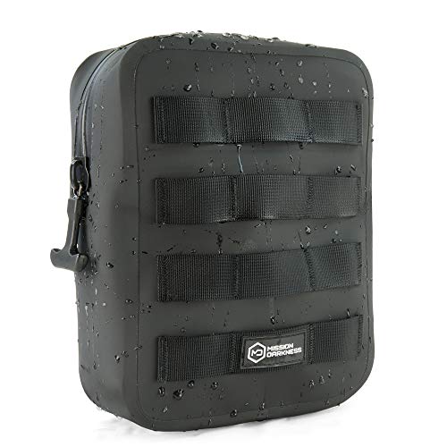 Mission Darkness Dry Shield MOLLE Faraday Pouch (2nd Gen) // Waterproof & Submergible Dry Bag + RF Shielding Liner for E