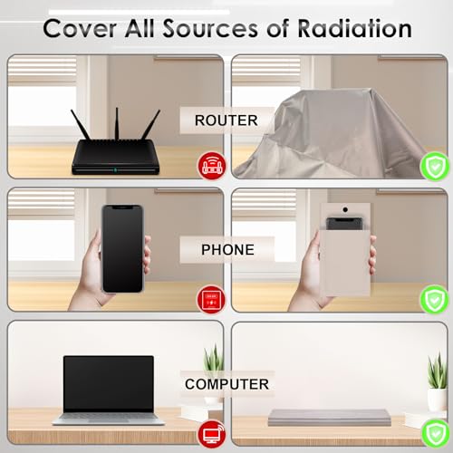 Faraday Fabric 43"×118" Military Grade Conductive Material DIY Faraday Cage for Cell, WiFi Protection Faraday Fabric 43"