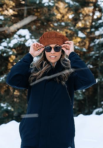 FU PHI Medieval Beret Cap: Faux Suede Hat for Men & Women - Renaissance Festival Costumes | FU PHI Medieval Beret Cap: