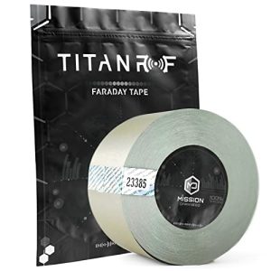 Mission Darkness TitanRF High-Shielding Faraday Tape Roll for RF Enclosures and Fabric Sheets Mission Darkness TitanRF