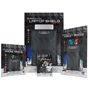 Mission Darkness RF Shielding Faraday Bag for Phone and Laptop Anti-Tracking Hacking Spying Mission Darkness EMF Reduc