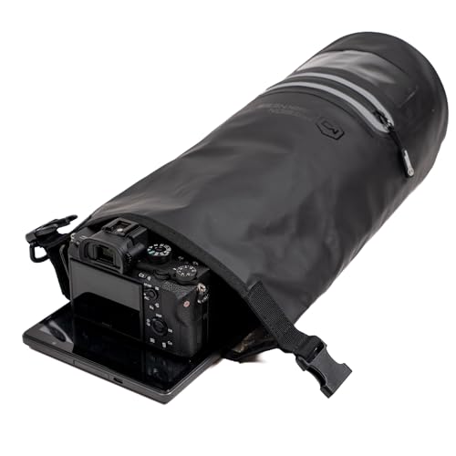 Mission Darkness Dry Shield Faraday Tote 7L - Signal Blocking Waterproof Bag for Electronic Device Security | Mission D