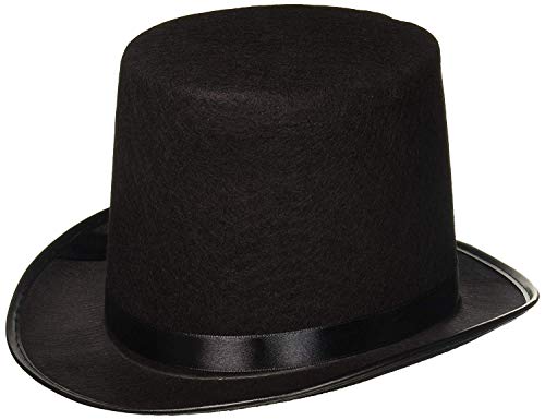 Rhode Island Novelty Deluxe Black Magician Butler Formal Costume Top Hat: Men's Formal Party, Costumes Perfect for Hallo
