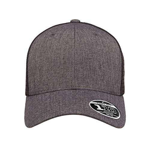 Flexfit Men's Comfortable Melange Stretch Mesh Cap for Casual Wear and Sports Flexfit Men's Stylish Melange Stretch Me