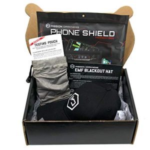 Mission Darkness EMF Blackout Hat and Phone Shield Bundle - EMF Protection and RF Shielding for Tech Lovers - Limited Ed