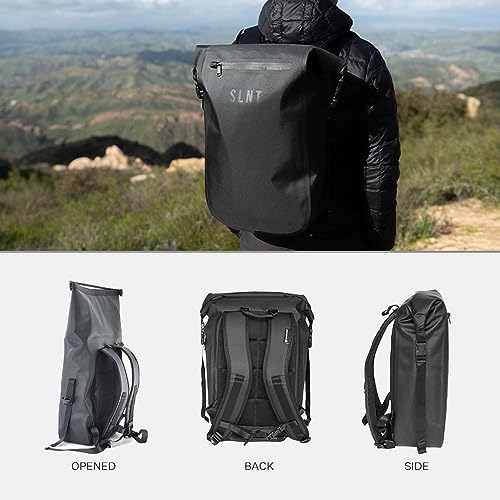 Silent Pocket SLNT Faraday Waterproof Backpack for Hiking and Travel Protects Against Identity Theft - Blocks RFID, WiFi