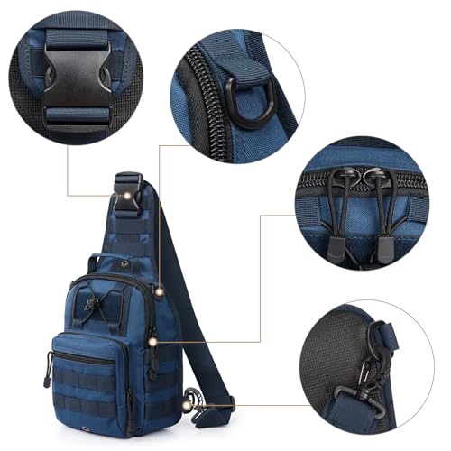 G4Free OEKO-TEX STANDARD 100 Outdoor Tactical Bag Backpack for Military and Sport Everyday Carry Sling Shoulder Bag