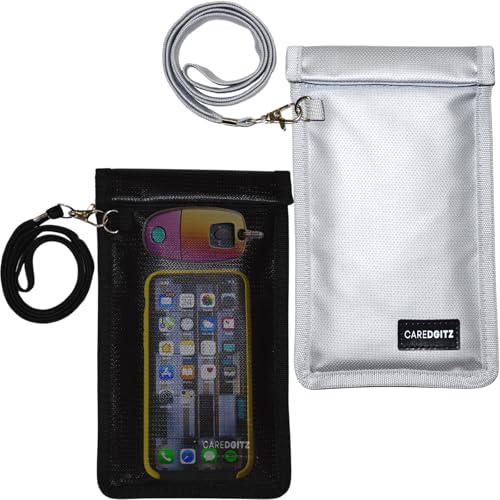 Faraday Bags for Phones Anti-Theft Signal Blocker for Car Keys 2 Packs