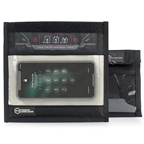 Mission Darkness Window Faraday Bag: Device Shielding for Law Enforcement and Military, Travel, and Data Security // Ant