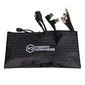 Mission Darkness UL-Certified Shielded USB Cables for Digital Forensics – Includes USB-A, USB-C, Micro USB, Lightning-Co