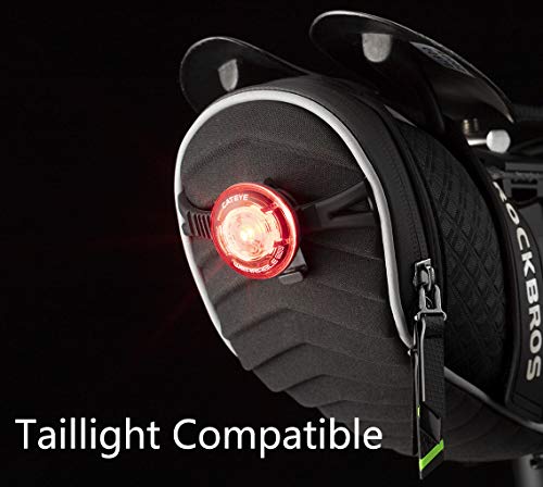 ROCKBROS Bicycle Saddle Bag for Mountain Bikes Black | 3D Shell Bike Seat Bag Under Seat Black | ROCKBROS Mountain Road