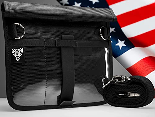 Faraday Bag for Phones and Other Small Electronics | Data Security | Executive Travelers | Shoulder Strap Included | Tra