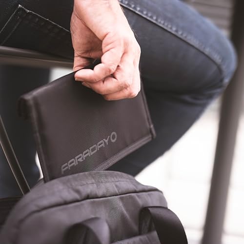 Faraday Bag Jacket Pro for Phones - Shielding, Privacy, Anti-Tracking & Anti-Hacking for Law Enforcement & Military, Tra