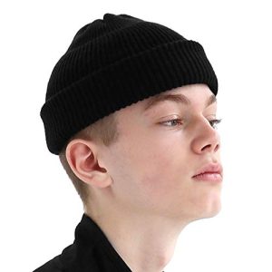 UNDERCONTROL Winter Fisherman Beanie for Men and Women Stylish Plain Docker Skull Hat