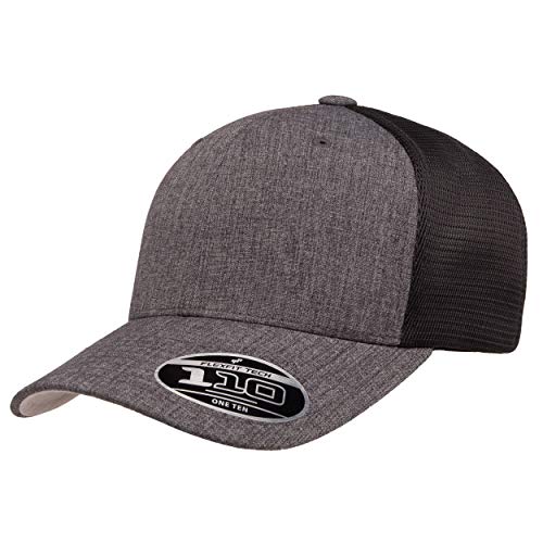Flexfit Men's Comfortable Melange Stretch Mesh Cap for Casual Wear and Sports Flexfit Men's Stylish Melange Stretch Me