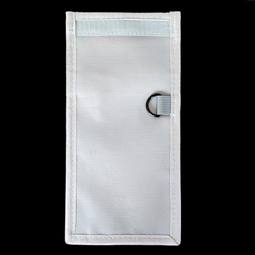 Faraday Bag for Phones – EMP & RFID Blocking, Fireproof & Waterproof, Military-Grade Protection (8"x5" Silver Gray) Fa