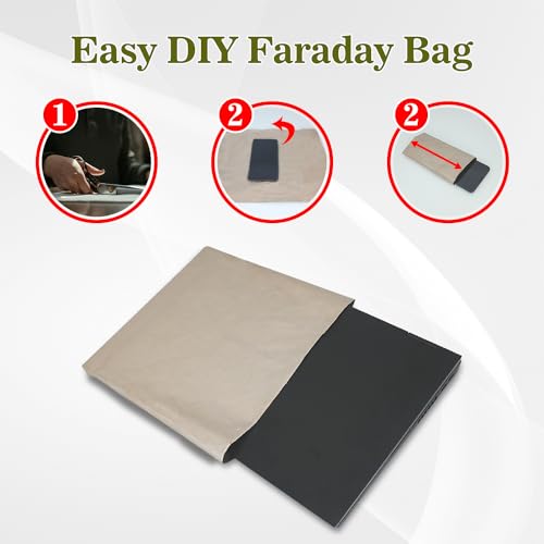 Faraday Fabric for Protection: Heavy-Duty 43x110 Inch Protective Coverings | Faraday Fabric for Protection: Ideal for E