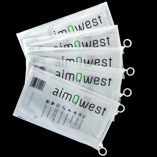 Faraday Bag for Phones – EMP & RFID Blocking, Fireproof & Waterproof, Military-Grade Protection (8"x5" Silver Gray) Fa