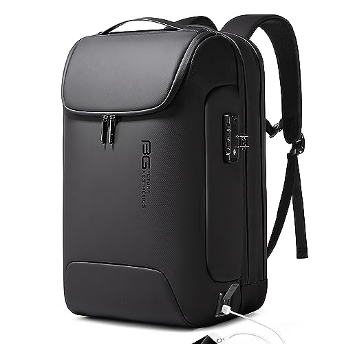 Men's BANGE Anti-Theft Waterproof Backpack with USB Charging Port for Travel and Business | High-Tech Waterproof BANGE