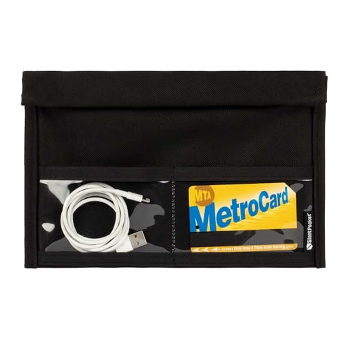 Silent Pocket Weatherproof Smartphone Faraday Bag - SLNT Signal Blocking Technology, Device Shielding for Tablets - Perf
