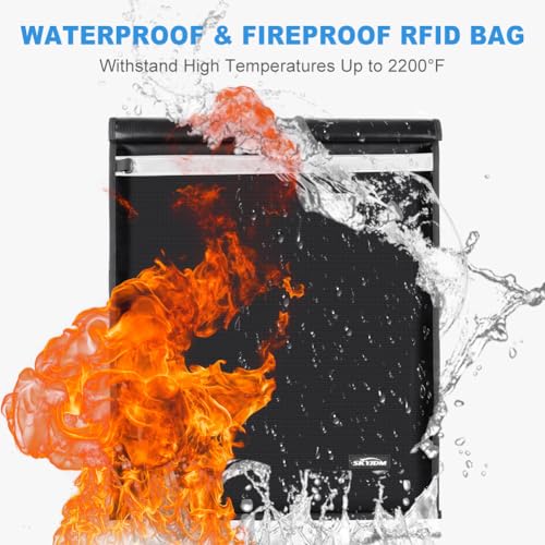 Faraday Bags Key Fob Protector 4-Pack for Phones & Car Keys & Tablets & Laptop - Ultimate Shield Against Signals & EMF P