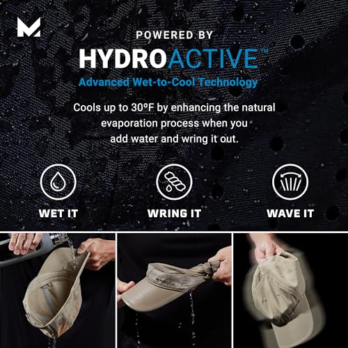 Mission Cooling Apex Hat for Men During Summer Sports Activities UV Protection Lightweight Breathable Sweatband Adjustab