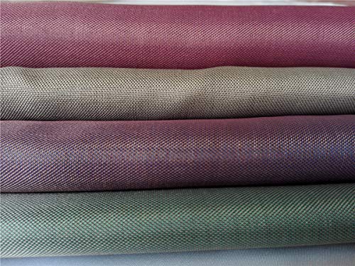 Faraday Protection Fabric-Silver/RPET Woven Blended EMI RFID Shielding 39x59 Inch Soft Washable