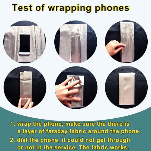 Farday Fabric Military Grade Wireless Shield Material for Radiation Reduction and Signal Blocking | Farday Cage DIY Far