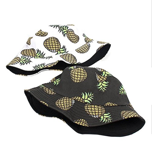 Joylife Banana Print Bucket Hat Fruit Pattern Fisherman Hats for Men Summer Sun Protection Reversible Packable Cap | Jo