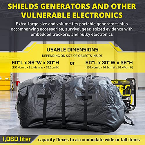 Mission Darkness Dry Shield Rapture Faraday Bag - Durable WaterproofCover for Generators and Extra-Large Electronics |
