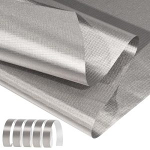 Faraday Fabric 43" x 130"+236" L Tape - Military Grade Anti-Radiation Shielding Tape for RFID, EMP, EMF, EMI Protection