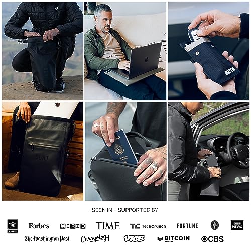 Silent Pocket SLNT Faraday Bag Smartphone Sleeve Weatherproof Nylon for iPhone Samsung Galaxy Most Phones - Privacy Sign