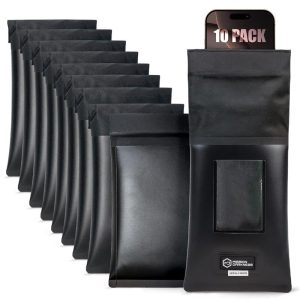 Mission Darkness Max-Magnetic Faraday Phone Bag - Signal Blocking Pouch for Schools and Families, Corporate Privacy, Dev