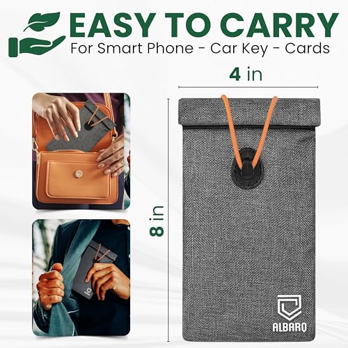 Premium EMF Blocker Case for Cell Phone Protection Fits All Smartphones Anti-Shield Sleeve Pouch Cover Black Premium EMF