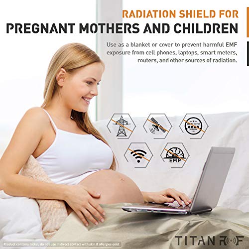 Mission Darkness TitanRF Faraday Fabric Panel - Military Grade RF Signal Blocker - Military Personnel - Outdoor Operatio