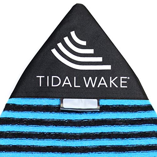 Tidal Wake TAG-IT Pointed Nose Surf & Wake Board Sock Bag for Men and Women with Built-in Name Tag, 52-53" Long,Personal