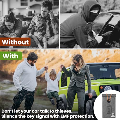 Premium EMF Blocker Case for Cell Phone Protection Fits All Smartphones Anti-Shield Sleeve Pouch Cover Black Premium EMF