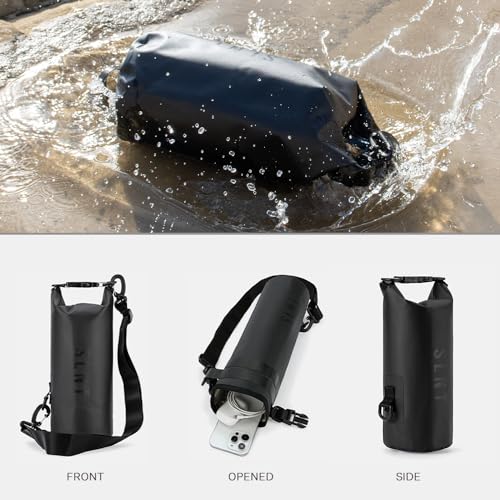 SLNT Waterproof Faraday Dry Bag - Durable 420D Waterproof Nylon Bag - Protects Electronics from Water and Spying - Block