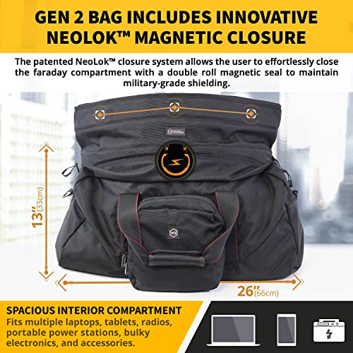 Mission Darkness Protected Traveler Faraday Bag Bundle - EMP Protection for Tech Lovers on the Go