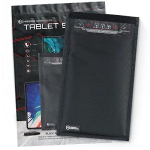 Mission Darkness Non-Window Faraday Bag for Tablets - Device Shielding for Law Enforcement and Military, Executive Priva