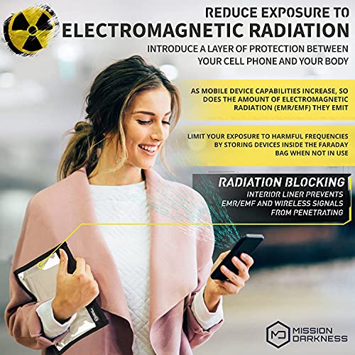 Mission Darkness Window Faraday Bag: Device Shielding for Law Enforcement and Military, Travel, and Data Security // Ant