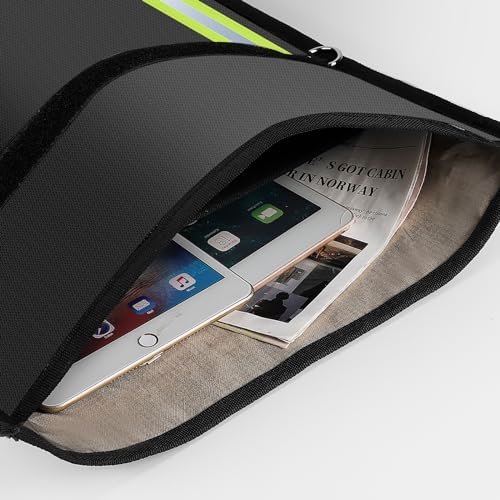 3Pack Fireproof Faraday Bag for Laptop and Tablet Owners to Protect Against Hackers and RF Signals | 3Pack Fireproof Fa