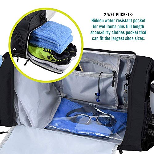 Ultimate Gym Bag |0: Durable Crowdsource Designed Duffel Bag for Athletes with 10 Optimal Compartments Ultimate Gym Bag