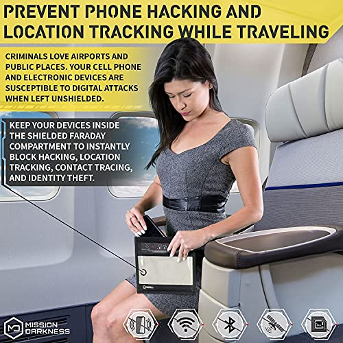 Mission Darkness Window Faraday Bag: Device Shielding for Law Enforcement and Military, Travel, and Data Security // Ant