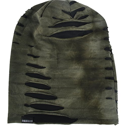 Jesse · Ren’a Men's Chic Striped Thin Baggy Slouch Summer Beanie Skull Cap Hat for Casual Occasions | Jesse · Renâ€