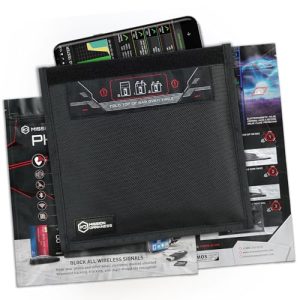 Mission Darkness Non-Window Faraday Bag for Phones // Signal Blocking Faraday Cage for Law Enforcement and Military // E
