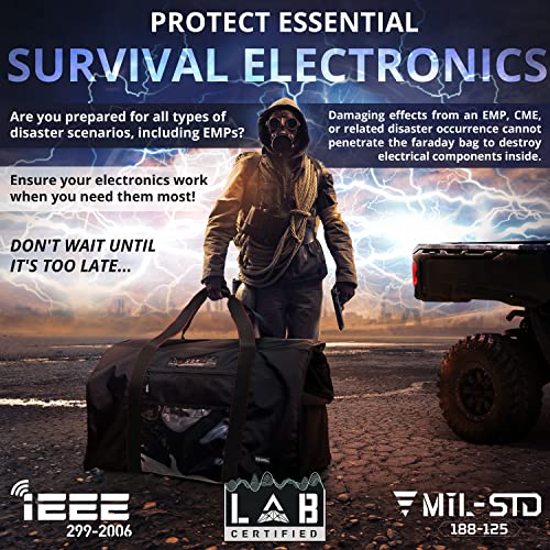 Mission Darkness Revelation EMP Armor for Generators & Electronics - Military-Grade Faraday Bag - Preppers & Military Pe