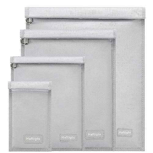 4 Pack Faraday Bags for Laptops & Phones, Anti-Theft & Tracking Protection, Waterproof & Fireproof, RFID Signal Blocker