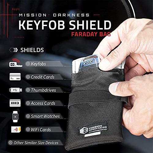 RF Shielding Protective Case for Mission Darkness Keyfobs (2-Pack) Best Security for Smart Always On Keys | Mission Dar